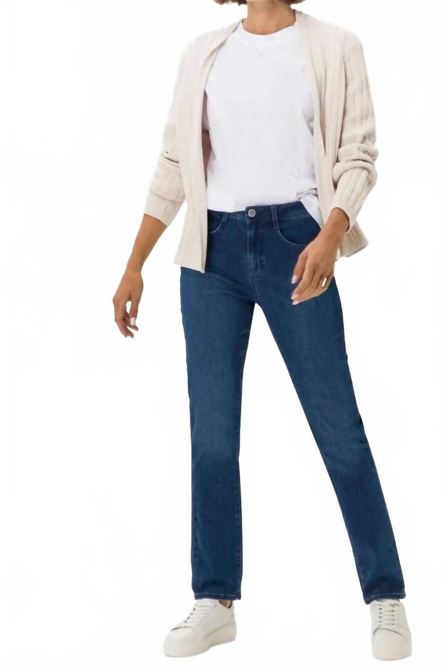 NEW BRAX mary five-pocket stretch jeans in blue